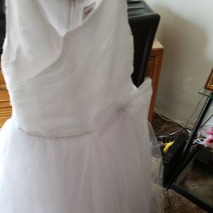 White formal dress